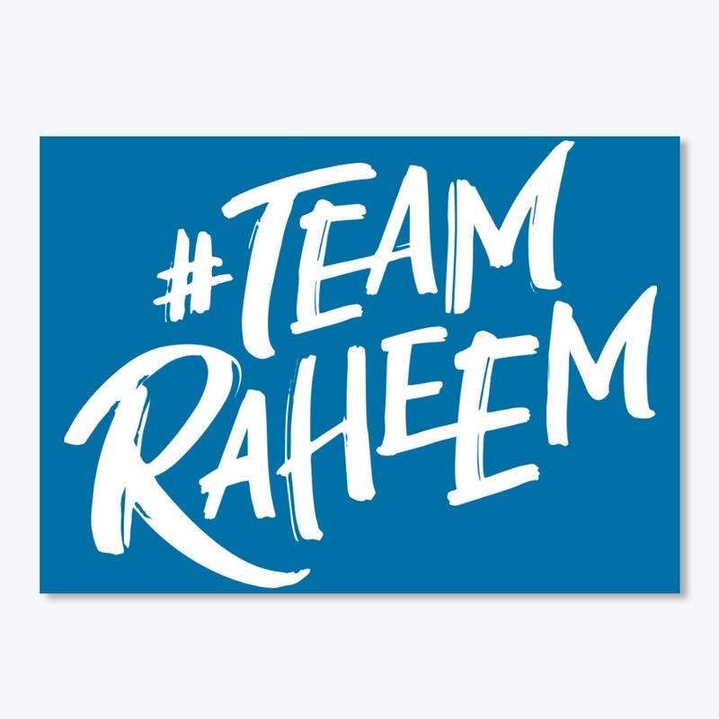 Team Raheem Apparel